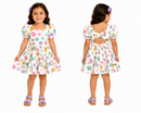 Vestido Infantil Floral Encanto Colorido