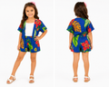 Conjunto Kimono Short Floral Tropical