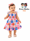 Vestido Infantil Melancia Encantada