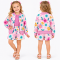 Conjunto Infantil Feminino 3 Peças Estampado